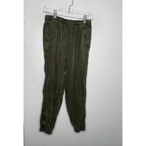 Aerie Pants Womens Extra Small Joggers Green Lounge Casual Comfy Drawstring